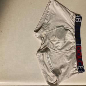 Dolce and Gabbana Mens Small Trunks White